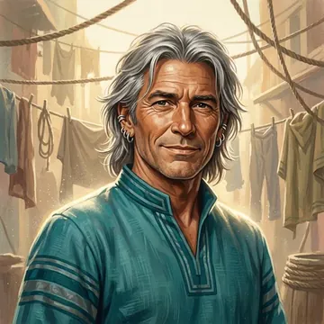 Ritratto di Brandt Thrak, un personaggio AI
