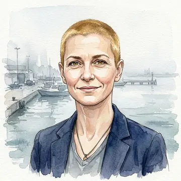 Portrait of Branka Drakulic, an AI character