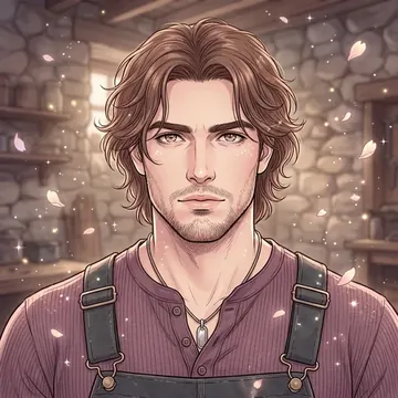 Retrato de Brannick Clancy, um personagem de AI