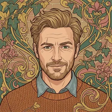 Portrait of Brencis Major, an AI character