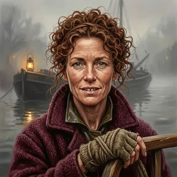 Retrato de Brina Barrowthorne, um personagem de AI