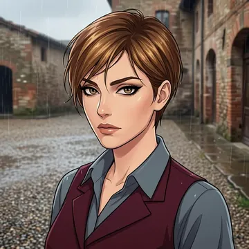 Porträt von Bruna Del Vecchio, einem AI-Charakter