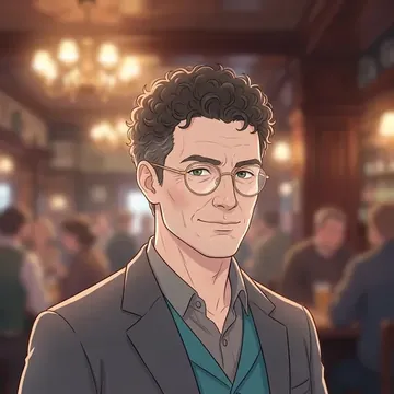 Portrait of Brychan Dooley, an AI character