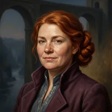 Ritratto di Brynvid Stormharrow, un personaggio AI
