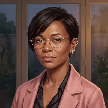 Portrait of Busisiwe Dahlak, an AI character