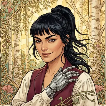 Portrait of Caelen Avilande, an AI character