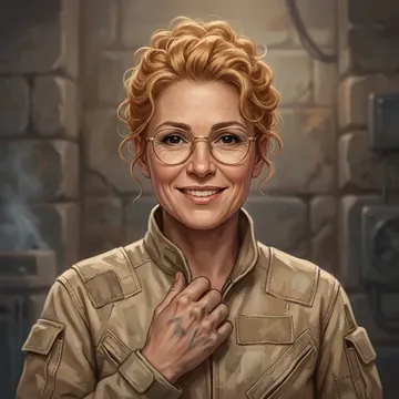 Portrait of Callisto Al-Jamil-Cross, an AI character