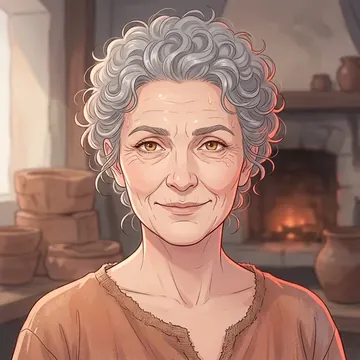 Portrait of Camilla Romano, an AI character