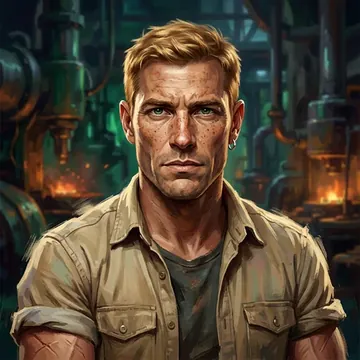 Retrato de Candido Amorim, um personagem de AI
