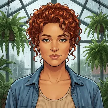 Ritratto di Carmen Hawthorne, un personaggio AI