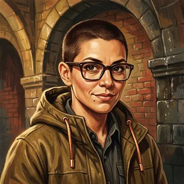 Portrait of Cecilia Parada, an AI character