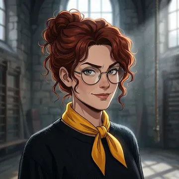 Ritratto di Celia Del Rio, un personaggio AI
