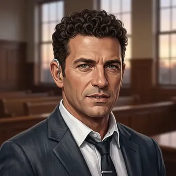 Portrait of Cesare Sartori, an AI character