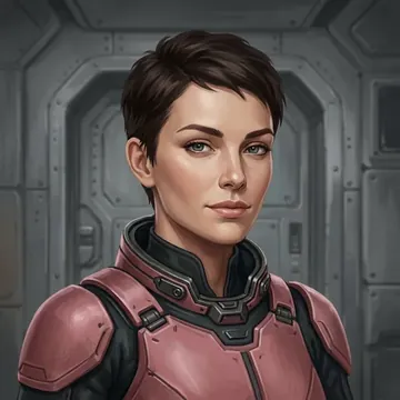 Portret postaci AI o imieniu Chayenne Kovac-Mercer