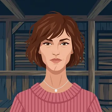 Portrait of Cipriana Dimitrov, an AI character