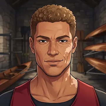 Retrato de Cipriano Moura, un personaje AI