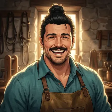 Bir AI karakteri olan Ciro Tarantino portresi