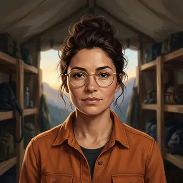 Portrait of Coral Andrade, an AI character