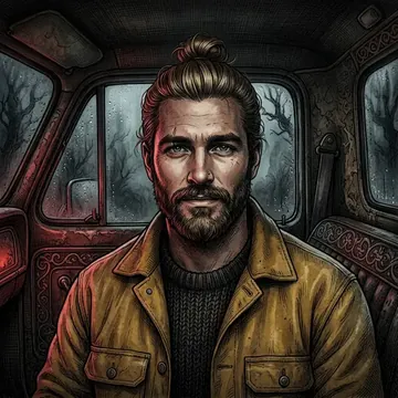 Portrait of Crispín Borrero, an AI character