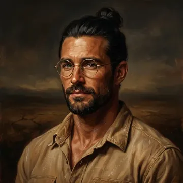Porträt von Crispin Tierney, einem AI-Charakter