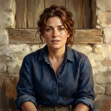 Portret postaci AI o imieniu Cristina Quiruga