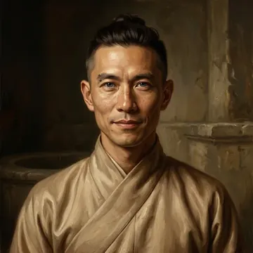 Ritratto di Dacheng Xia, un personaggio AI
