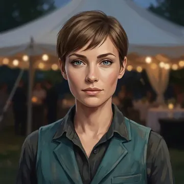 Portrait of Dalia Balderrama, an AI character