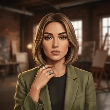 Portret postaci AI o imieniu Dalia Marroquin