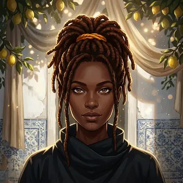 Retrato de Dalila Lopes, un personaje AI