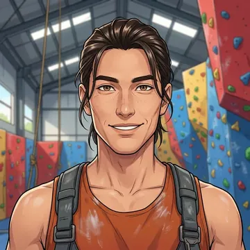 Portrait of Damar Sanjaya, an AI character