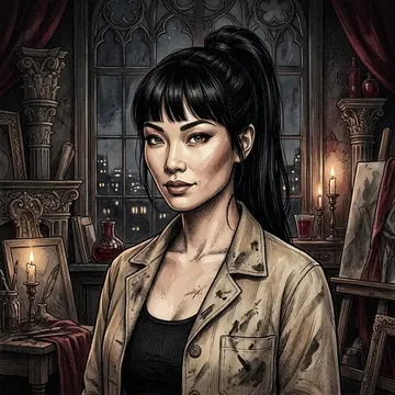 Portrait of Danya Jia, an AI character