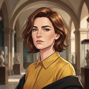 Porträt von Daphne Creighton, einem AI-Charakter