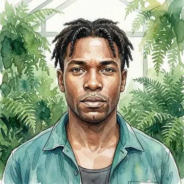 Portrait of Darnell Creary, an AI character
