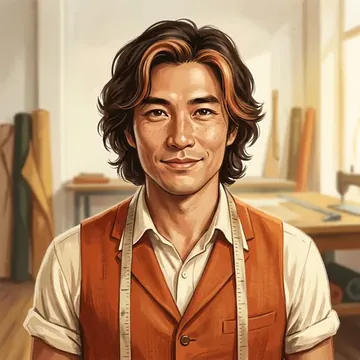 Portret postaci AI o imieniu Dawei Song