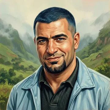 Portrait of Dawood Al-Najjar, an AI character
