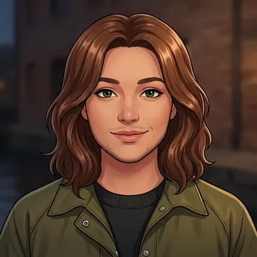 Portrait of Delaney Renwick, an AI character