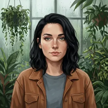 Porträt von Delaney Satterthwaite, einem AI-Charakter