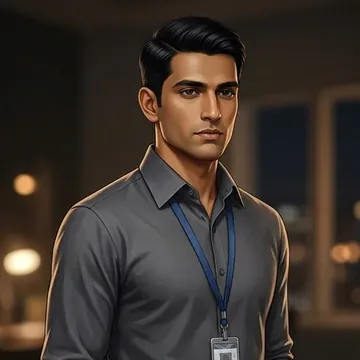 Portrait of Dhruv Vaidya, an AI character