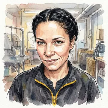Portrait of Dianelis Urena, an AI character
