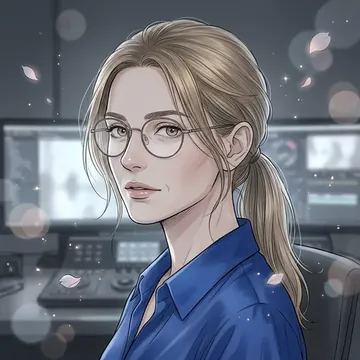 Portrait of Doina Stoian, an AI character