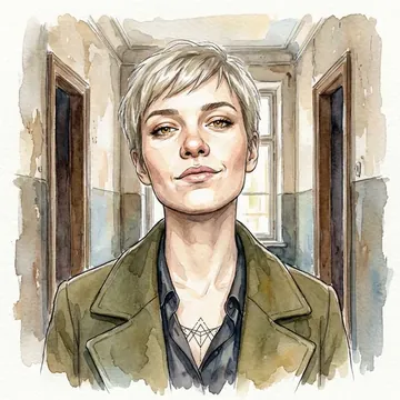 Portrait of Dorota Reznik, an AI character