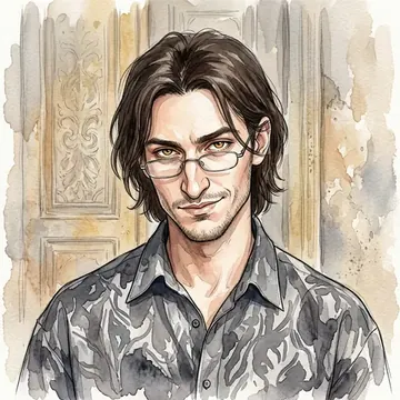 Retrato de Doru Stoian, um personagem de AI