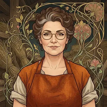 Retrato de Drel Thornk, um personagem de AI