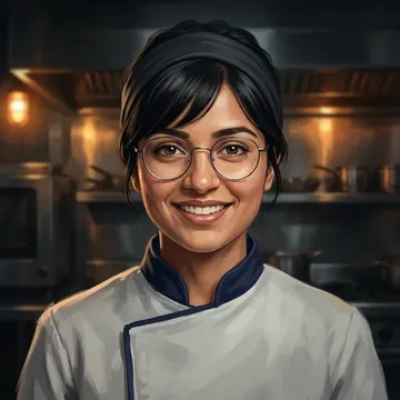 Portrait of Drishti Jaswal, an AI character