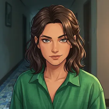 Drishti Juneja का पोर्ट्रेट, एक AI कैरेक्टर
