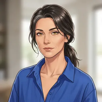 Portret postaci AI o imieniu Elora Horrocks
