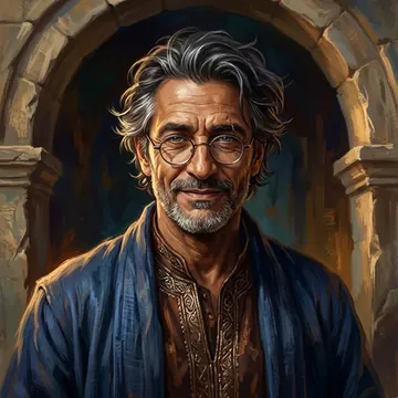 Ritratto di Emad Antar, un personaggio AI