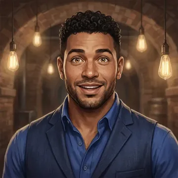 Portrait of Enrico Pancaldi, an AI character