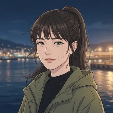 Portrait of Eun-bi Kum, an AI character