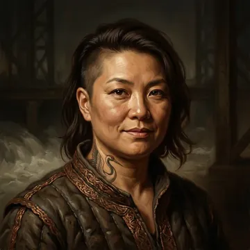 Portret postaci AI o imieniu Eunha Song-Hui